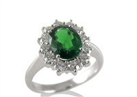 Ringe Gemoro Dame Smeraldi in Weißgold Smeraldo AC314BIA.SM